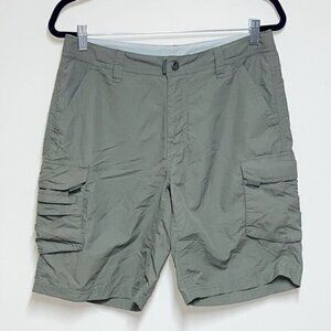 NWOT REI Nylon Sahara Bermuda Cargo Shorts Womens 9inch Outdoor Hiking Green Sz 